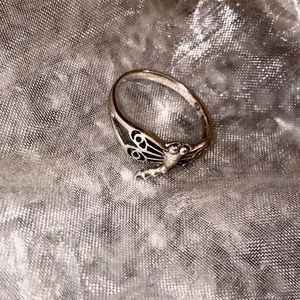 Dragonfly pinkie ring